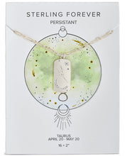 Load image into Gallery viewer, CZ Constellation Dog Tag Pendant Necklace