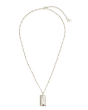 Load image into Gallery viewer, CZ Constellation Dog Tag Pendant Necklace