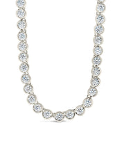 Load image into Gallery viewer, Helene Bezel CZ Tennis Necklace