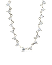 Load image into Gallery viewer, Brigid Staggered CZ Tennis Necklace