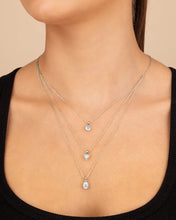 Load image into Gallery viewer, Julie CZ & Layered Chain Necklace
