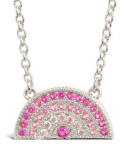 Load image into Gallery viewer, Rainbow CZ Pendant Necklace