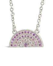 Load image into Gallery viewer, Rainbow CZ Pendant Necklace