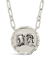 Load image into Gallery viewer, Bold CZ Zodiac Link Pendant Necklace