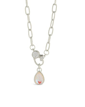 Load image into Gallery viewer, Tay Moonstone Charm & Chain Necklace