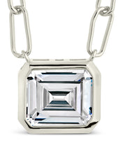 Load image into Gallery viewer, Camille Bezel CZ Statement Necklace