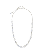 Load image into Gallery viewer, Ellery Adjustable CZ Tennis Necklace
