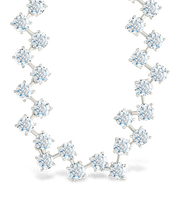 Load image into Gallery viewer, Carson Adjustable CZ Tennis Bolo Necklace
