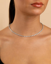 Load image into Gallery viewer, Madeline Baguette Tennis Necklace