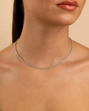 Load image into Gallery viewer, Kite Cut Tennis Necklace