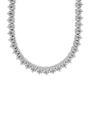 Load image into Gallery viewer, Trishna Noor Drop Tennis Necklace