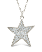Load image into Gallery viewer, Pave CZ Star Pendant