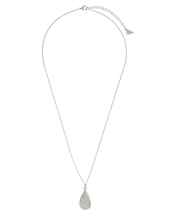 Load image into Gallery viewer, Pave CZ Tear Drop Pendant