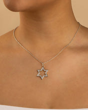 Load image into Gallery viewer, Pave CZ Star of David Pendant
