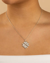 Load image into Gallery viewer, Pave CZ Shamrock Pendant