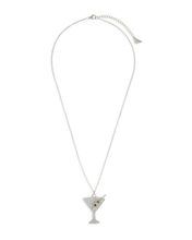 Load image into Gallery viewer, Pave CZ Dirty Martini Pendant