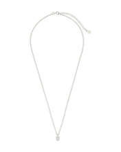 Load image into Gallery viewer, Sterling Silver Oval CZ Prong Set Pendant