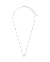 Load image into Gallery viewer, Sterling Silver Emerald Bezel Set Pendant