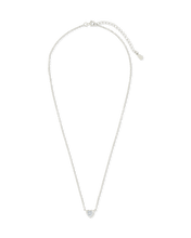 Load image into Gallery viewer, Sterling Silver Heart Bezel Set Pendant