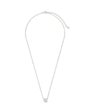 Load image into Gallery viewer, Sterling Silver Asscher Bezel Set Pendant