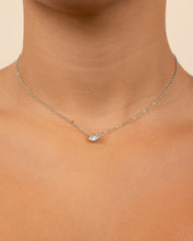 Load image into Gallery viewer, Sterling Silver Marquise Bezel Set Pendant