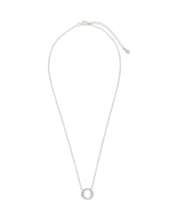 Load image into Gallery viewer, Sterling Silver CZ Interlocking Circle Pendant