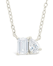 Load image into Gallery viewer, Sterling Silver Guinevere CZ Necklace