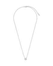 Load image into Gallery viewer, Sterling Silver CZ Disc Pendant