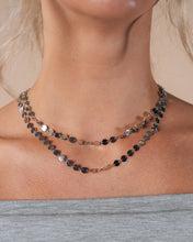 Load image into Gallery viewer, Round Disk Long Chain Necklace