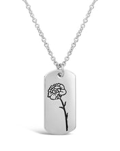 Load image into Gallery viewer, Birth Flower Pendant