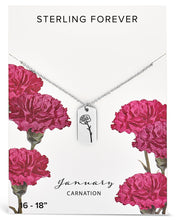 Load image into Gallery viewer, Birth Flower Pendant