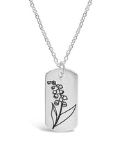 Load image into Gallery viewer, Birth Flower Pendant
