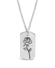 Load image into Gallery viewer, Birth Flower Pendant
