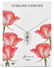 Load image into Gallery viewer, Birth Flower Pendant