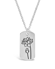 Load image into Gallery viewer, Birth Flower Pendant