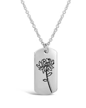 Load image into Gallery viewer, Birth Flower Pendant
