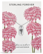 Load image into Gallery viewer, Birth Flower Pendant
