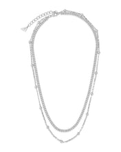 Load image into Gallery viewer, Layered Beaded Chain Necklace