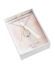 Load image into Gallery viewer, Hexagon Tag Initial Pendant Necklace