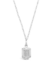 Load image into Gallery viewer, Hexagon Tag Initial Pendant Necklace