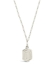 Load image into Gallery viewer, Hexagon Tag Initial Pendant Necklace