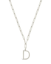 Load image into Gallery viewer, Braided Initial Pendant Necklace