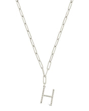 Load image into Gallery viewer, Braided Initial Pendant Necklace