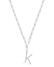 Load image into Gallery viewer, Braided Initial Pendant Necklace