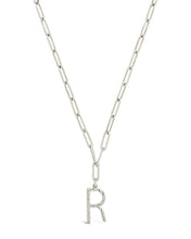 Load image into Gallery viewer, Braided Initial Pendant Necklace
