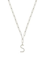 Load image into Gallery viewer, Braided Initial Pendant Necklace
