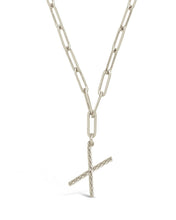 Load image into Gallery viewer, Braided Initial Pendant Necklace