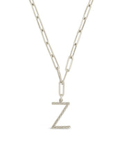Load image into Gallery viewer, Braided Initial Pendant Necklace