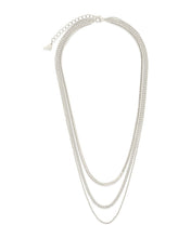 Load image into Gallery viewer, Brenna Triple Layered Chain Necklace