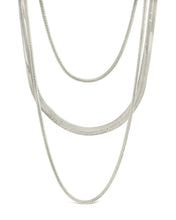Load image into Gallery viewer, Everly Layered Herringbone Chain Necklace